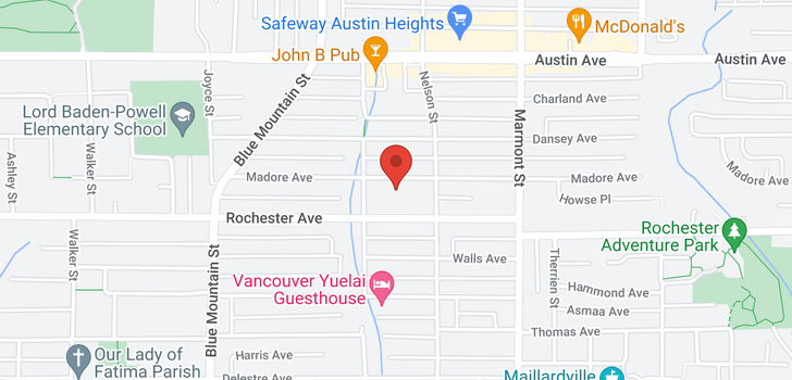 map of 1014 MADORE AVENUE